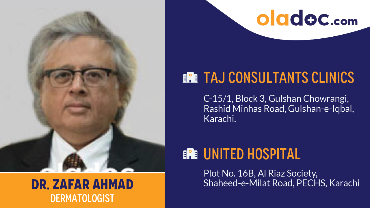 Practice locations of Dr. Zafar Ahmad